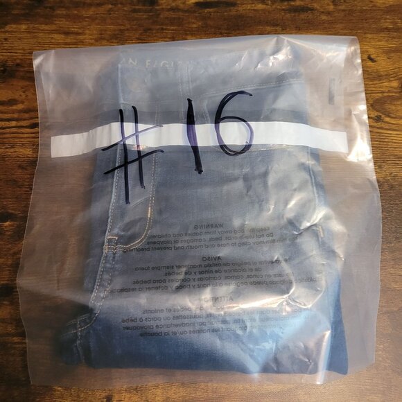 American Eagle Jeans 2 S Jegging Next Level Stretch Super Hi Rise Medium Dark - Picture 12 of 12